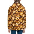 thumbnail image 6 of Naloa Desert Camouflage Teenage Zipper Hoodie, Long Sleeve Zip Up Hoodies Casual Jackets Tops for 7-12 Years-Small, 6 of 6