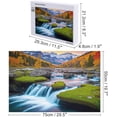 thumbnail image 2 of Mountain Puzzle 1000 Pieces Jigsaw Puzzles for Adults,30"x20" Large Puzzle, Premium Jigsaw Wooden Puzzle for Family Party Holiday - Each Piece is Unique - Wooden Jigsaw, 2 of 8