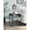 Black+Grey, variant on 24 in. High End Table with Blue Marble Top / Chrome Metal Frame