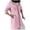Pink, variant on Baberdicy Women's Long Hooded Zip up Hoodie, Street Style Irregular Hem Fleece Top , Irregular-Hem Hoodie, Longline Zip Sweatshirt, Streetwear Layer Army Green L
