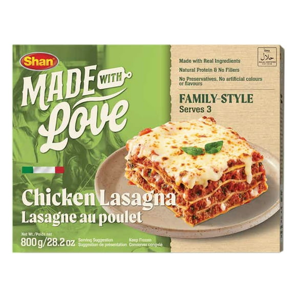 SHAN CHICKEN LASAGNA, SHAN CHICKEN LASAGNA 800G