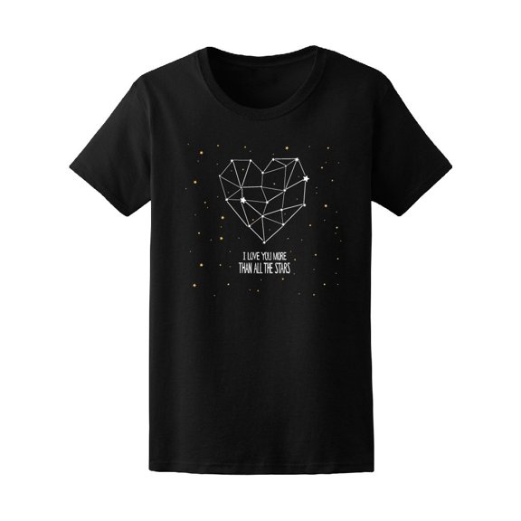 Constellation Love You More Star Tee Women's -Image by Shutterstock