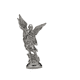 thumbnail image 2 of Figura de ángel San Miguel, escultura de ángel de batalla, adorno de escritorio para gabinete Plata, 2 of 9