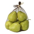 thumbnail image 1 of Benzara BM202283 Decorative Artificial Pear in Plastic Net Bag, Green - 6 Piece, 1 of 1