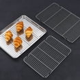 thumbnail image 3 of Homeer Barbecue Grill Barbecue Mesh Baking Mesh Multipurpose Stainless Steel Barbecue Mesh Heat-Resistant Non-Thick Grill Cooking, 3 of 7