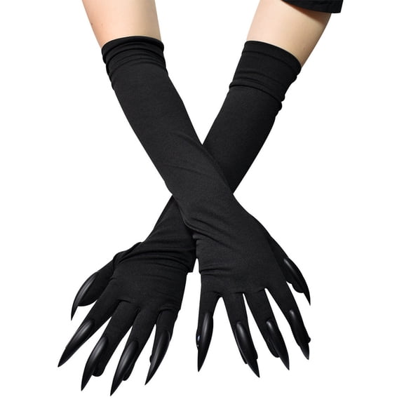 Shinycome Cosplay Claw Gloves Unisex Soft Long Nail Gloves Carnival Costume