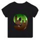 thumbnail image 3 of Camiseta con estampado de juego Mc para niños de 2 a 14 años, divertida camiseta de dibujos animados con números de cumpleaños, regalo para bebés, camisetas de algodón para niñas, 3 of 5