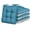 Blue, variant on Memory Foam Chair Cushions Set of 4, 15.5"x15.5"x3.5" Indoor & Outdoor Seat Pads for Dining, Kitchen, Office, Patio Chairs - Light Blue