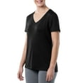 Athletic Works Women's Core Active Short Sleeve VNeck TShirt, Sizes