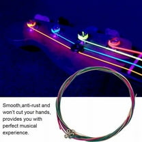 6Pcs/Set Acoustic Guitar String Replacement Steel for Musical Instruments Electric Bass Accessory