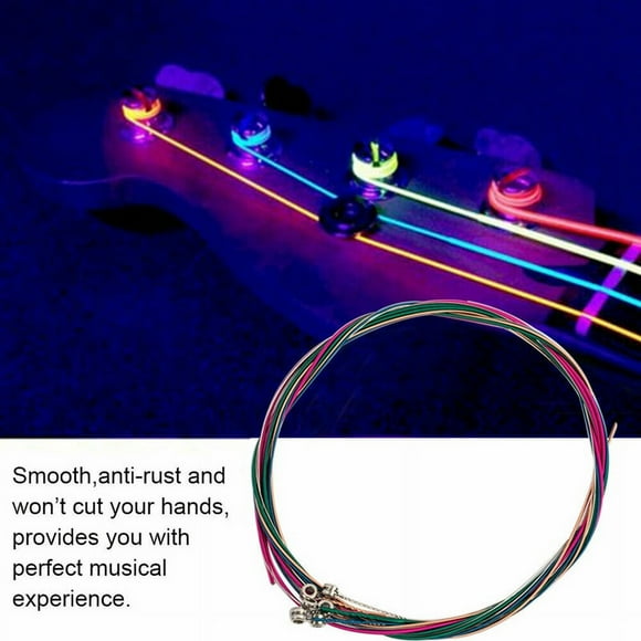 6Pcs/Set Acoustic Guitar String Replacement Steel String for Musical Instruments Electric Guitar Accessory