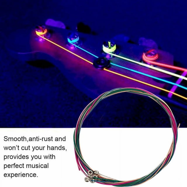 6Pcs/Set Acoustic Guitar String Replacement Steel String for Musical Instruments Electric Guitar Accessory