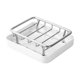 thumbnail image 2 of Stainless Steel Soap Storage Rack With Double Layer Tray Detachable Soap Organizer For Bathroom Shower Bar Soap Container For Kitchen Sink Dormitory, 2 of 6