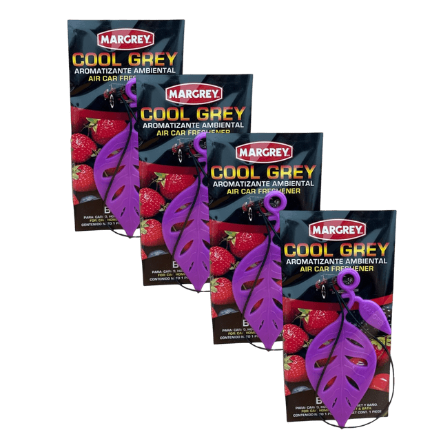 Paquete 4 Ambiental Margrey Cool Gray Berry | para Espacios