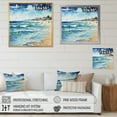 thumbnail image 4 of Designart "Beach Photo Sandy Charm IV" Nautical & Beach Floater Framed Canvas Art Print, 4 of 7