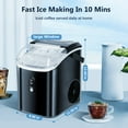 thumbnail image 7 of Havato Nugget Portable Ice Maker, 35lbs/24H, Self-Cleaning Function, First Choice for Home/Office/Parties - (Black), 7 of 7