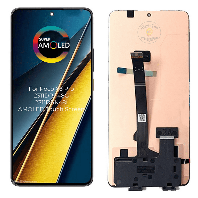 iParts Replacement AMOLED Display Touch Screen Compatible With