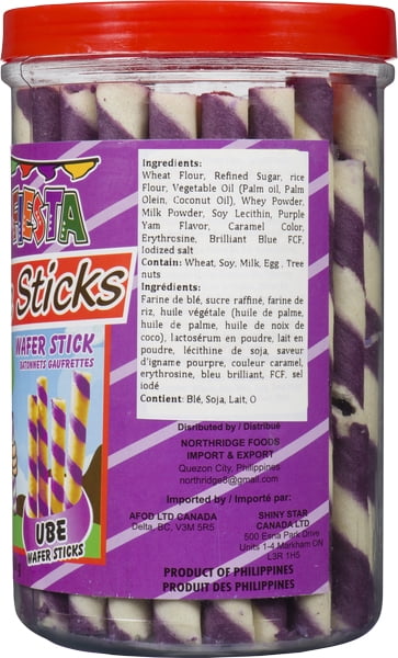 Pinoy Fiesta Wafer Stick Ube Flavour