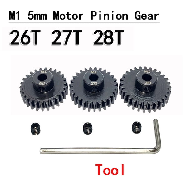 11-34t Rc Motor Gears con tornillos M3 Rc Car Motro Gears para 1/8 Off-Road Vehicle Sywqhk libre de BPA