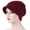 Burgundy, variant on PWFE Turban Hat for Women Daily Use with Brim for Cancer Chemo Patients Women