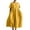 Yellow(NEW), variant on Patlollav 2025 Plus Size Dresses Women Summer Casual Round-Neck Short Sleeve Solid Dress