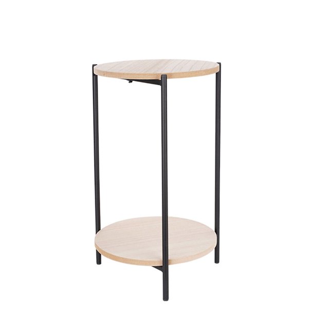 (plegable) Soporte para plantas de hierro Estante para flores Estante para plantas de metal con almacenamiento-corto (27x46cm)