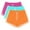 Orange, variant on XuJwPNcy Gym Shorts Women 3 Pack Summer Loose Comfy Mid-Waisted Workout Yoga Shorts Solid Color Shorts Activewear