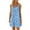 Blue, variant on IROINNID Women's Shift Dress Hawaiian Sleeveless Sling Beach Dresses Summer Loose Comfy Boho Prints Drop Waist Dress