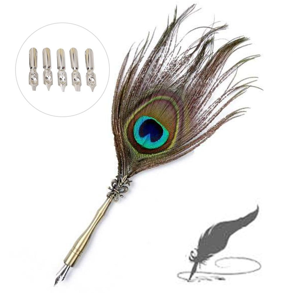 Quill Pen and Powdered Ink Set of 2