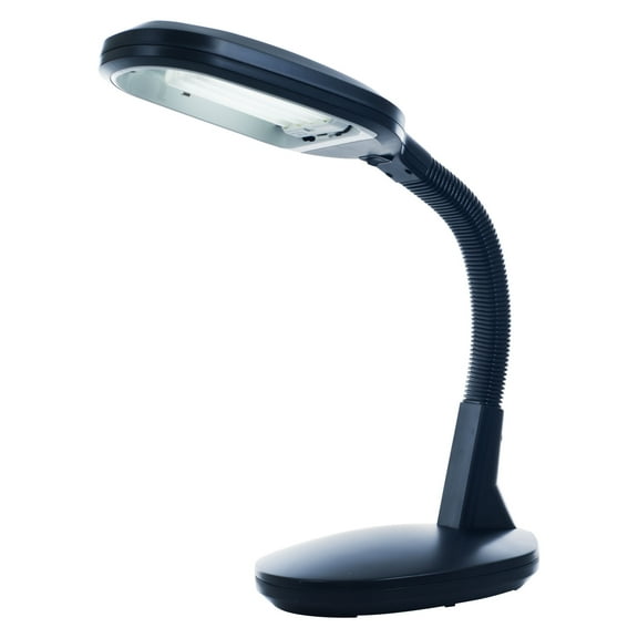Lavish Home Natural Sunlight Desk Lamp with Adjustable Gooseneck (Black)