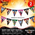 thumbnail image 3 of Power Rangers Birthday Banner Pennant - Power Rangers Party Supplies, 3 of 6