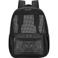 thumbnail image 2 of GFDYREE Sac à Dos en Maille Semi-Transparente Robuste, Sac à Dos Transparent pour Étudiants Universitaires, 2 of 7