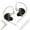 Black with Mic, variant on KZ ZS12 PRO 2 in Ear Monitor Headphones, Wired Gaming Earbuds 1DD+5BA Hybrid Driver IEM Earphone without Mic, KZ IEM in Ear Monitors for Singer Musician Audiophile,2Pin IEM Cable,Black