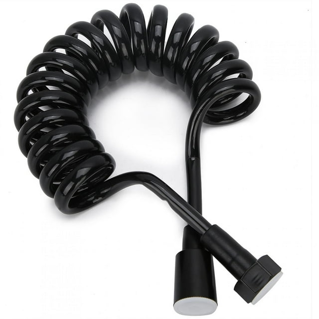 Garosa Flexible Shower Hose,Spring Shower Hose,2m Copper Bidet Shower Hose Flexible Retractable Spring Shower Hose Accessory