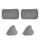 thumbnail image 4 of Juego de 2 freidoras rectangulares de silicona con revestimiento de silicona y cesta rectangular para Ninja DZ201 Foodi 8QT, color gris, 4 of 14