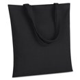 thumbnail image 1 of Ff Sgdfc 2 Bolsas De Lona De Color Natural, 15 X 16 Pulgadas, Sostenibles, Ecológicas, Reutilizables Para Bolsas De Comestibles, Bolsas De Regalo De Bricolaje, Bolsas De Compras (Negro), 1 of 5