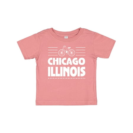 

Inktastic Chicago Illinois Biking Gift Baby Boy or Baby Girl T-Shirt