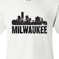 thumbnail image 4 of Inktastic Milwaukee Skyline Grunge Youth T-Shirt, 4 of 5