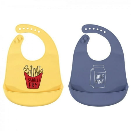 UPC: 0660168560596 | Hudson Baby Infant Silicone Bibs 2pk  Small Fry  One Size