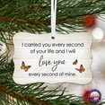 thumbnail image 2 of LifeSong Milestones Scalloped Memorial Ornaments Christmas Decorations for Tree - Love You, 2 of 7