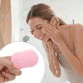 thumbnail image 5 of Unique Bargains 1 Pc Compressed Facial Sponge Glove Type Reusable Cleansing Puff Pink, 5 of 5