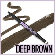 Maybelline Express Brow 2-in-1 Pencil and Powder Eyebrow Makeup, Deep Brown