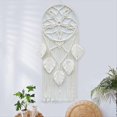 thumbnail image 2 of Atrapasueños de Macramé para Dormitorio, Atrapasueños para Adultos, Decoración de Pared, Colgante de Pared Bohemio Grande con Hojas Tejidas, Decoración del Hogar, 2 of 5