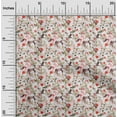 thumbnail image 2 of oneOone Cotton Silk Red Fabric Water Color Sewing Craft Projects Fabric Prints By Yard 42 Inch Wide, 2 of 4
