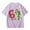 Purple, variant on 67 shirt G'irls Summer Short Sleeve T Shirt Cute Cartoon Number Print Casual Top Tee Shirt For K'ids Youth