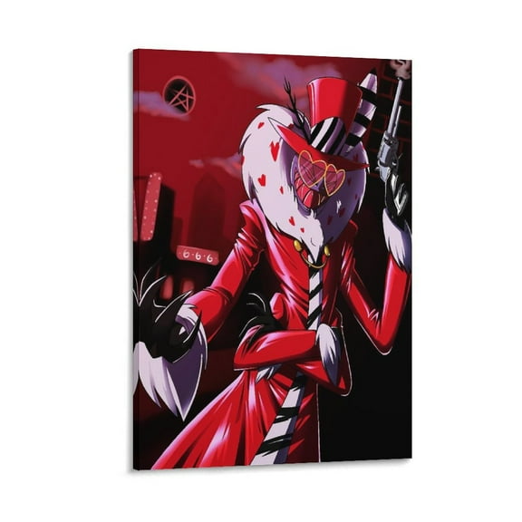 Anime Poster Hazbin Hotel Valentino (2) Wall Art Picture Painting Poster Canvas Print Posters Artworks Bedroom Living Room Decor 12x18inch(30x45cm)