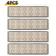 thumbnail image 2 of Stair Treads Non Slip for Wooden Steps Indoor 4 Pack 8"x30",Boho Geometric Carpet Stair Runner with Rubber Backing,Washable Reusable Stairs Step Treads Soft Safety for Kids Elders Dogs, 2 of 6