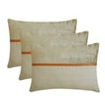 thumbnail image 5 of Funda de cojín decorativa rectangular HomeCentric beige, 30 x 55 cm (12 x 22 pulgadas). Funda de cojín de pana patchwork, pana y lino para sofá, cama, patio y exterior. Moderna. Corduroy Cozies beige., 5 of 5