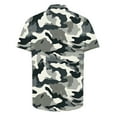 thumbnail image 5 of GERsome Men's Camouflage Shirts Button Down Short Sleeve Camo Leisure Shirts Loose Fit Summer Vintage Shirts S-3XL, 5 of 5