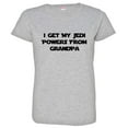 thumbnail image 1 of PleaseMeTees™ Womens I Get My Jedi Powers From Grandpa HQ Tee, 1 of 1